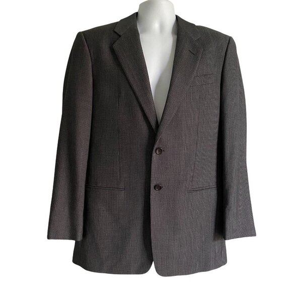 Armani Collezioni Wool 2 Button Sport Coat Jacket 40 R - Picture 2 of 15